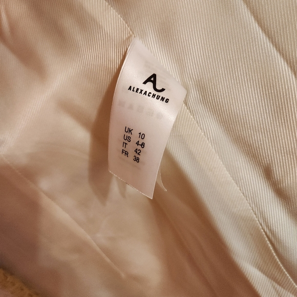 Alexachung mustard plaid trench coat - Picture 8 of 15